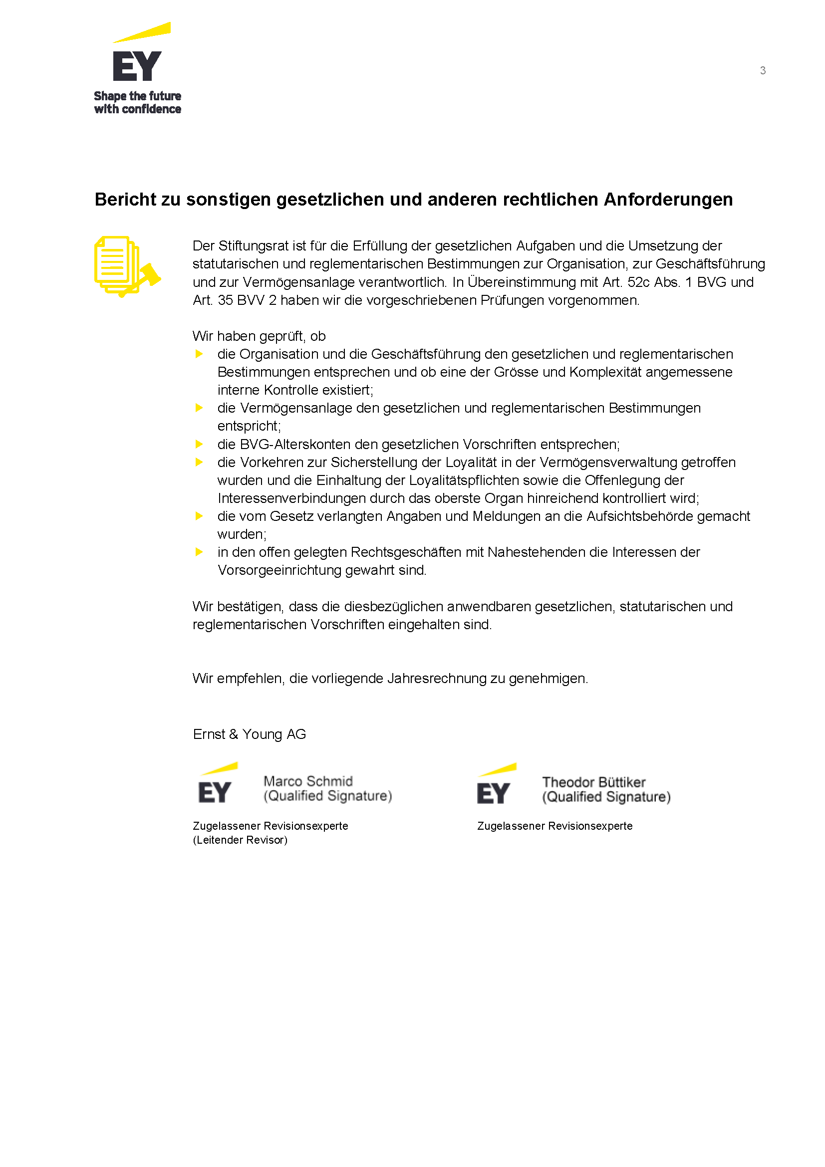 25 HGC PK Revisionsbericht Für Online Version Geschäftsbericht Seite 3